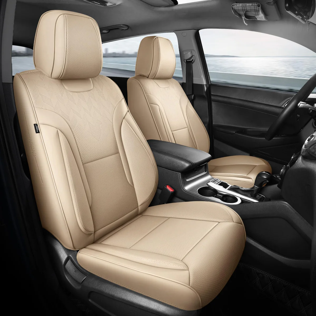 Universal Fit - Tan Seat Covers (Full Set)