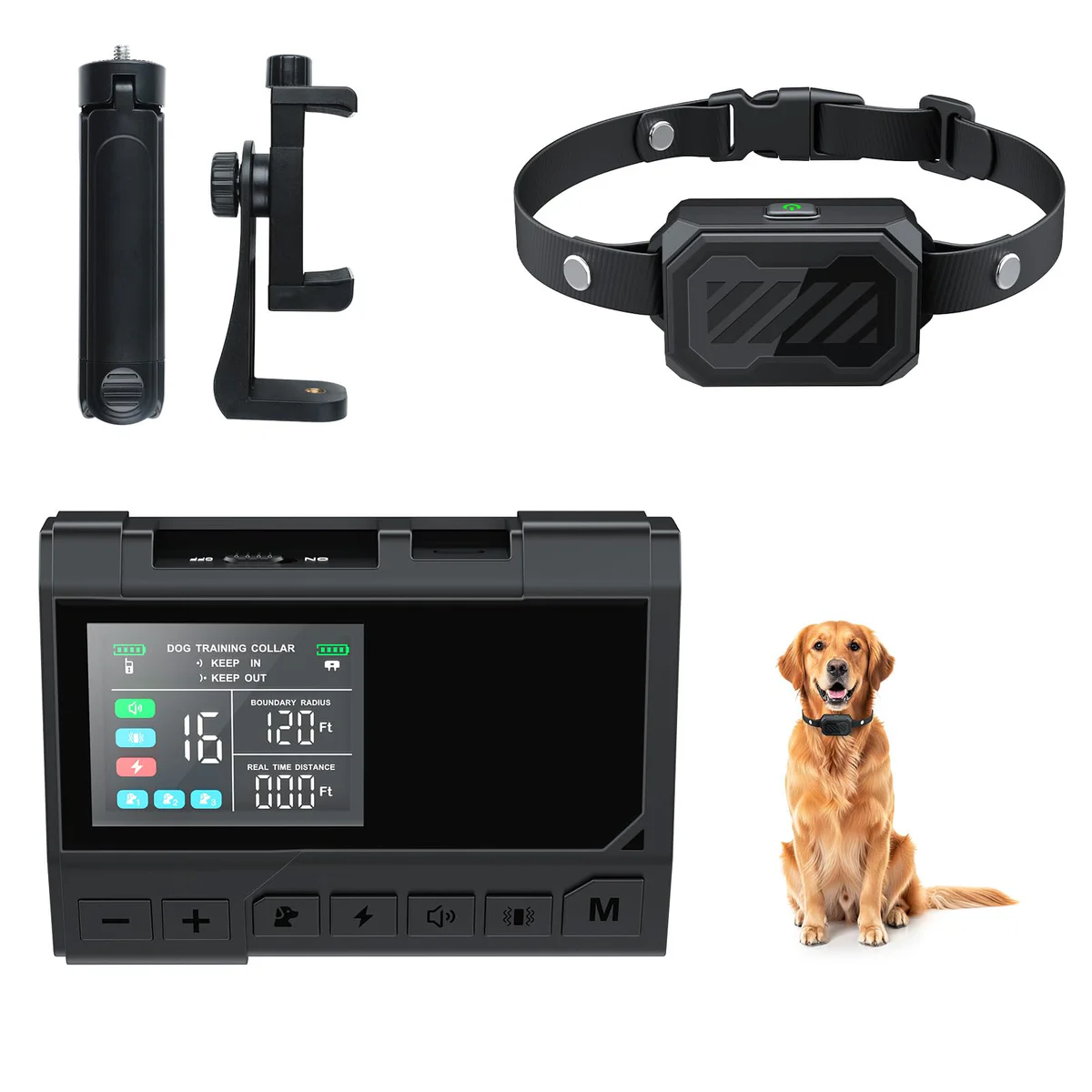 AOZOOM Wireless Dog Fence System with Training Collar