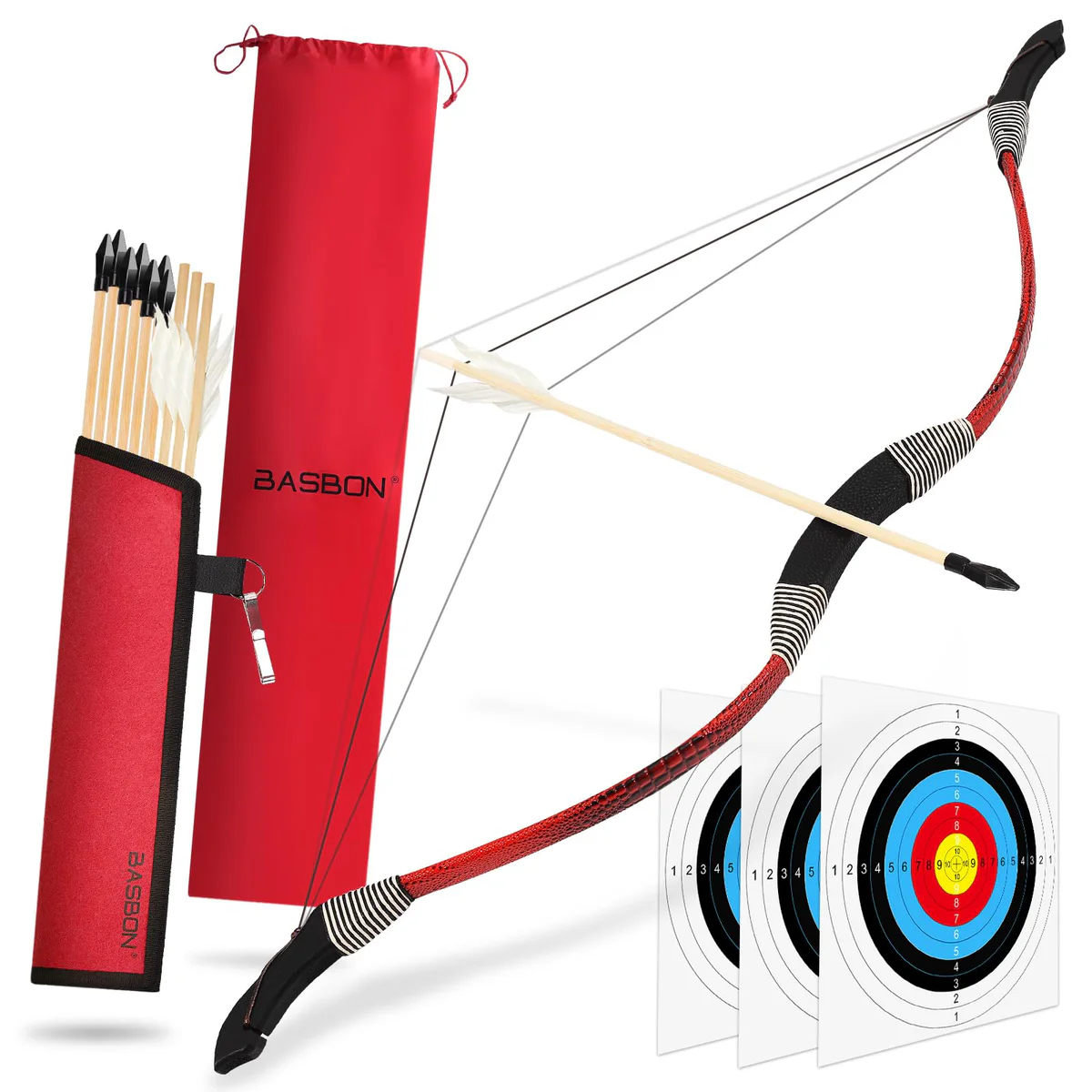 Basbon Kids Bow and Arrow Toy