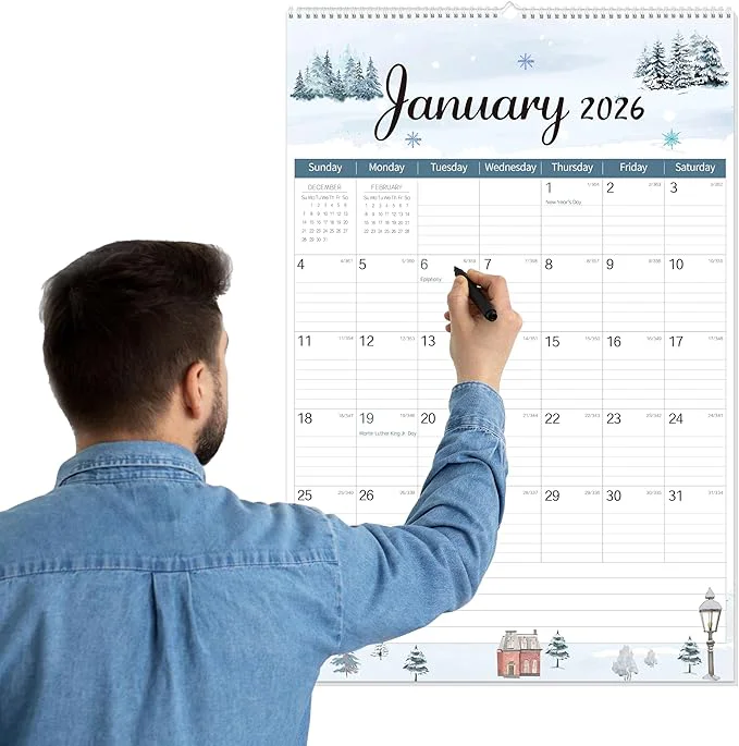 GuassLee 2026-2027 Desk Calendar