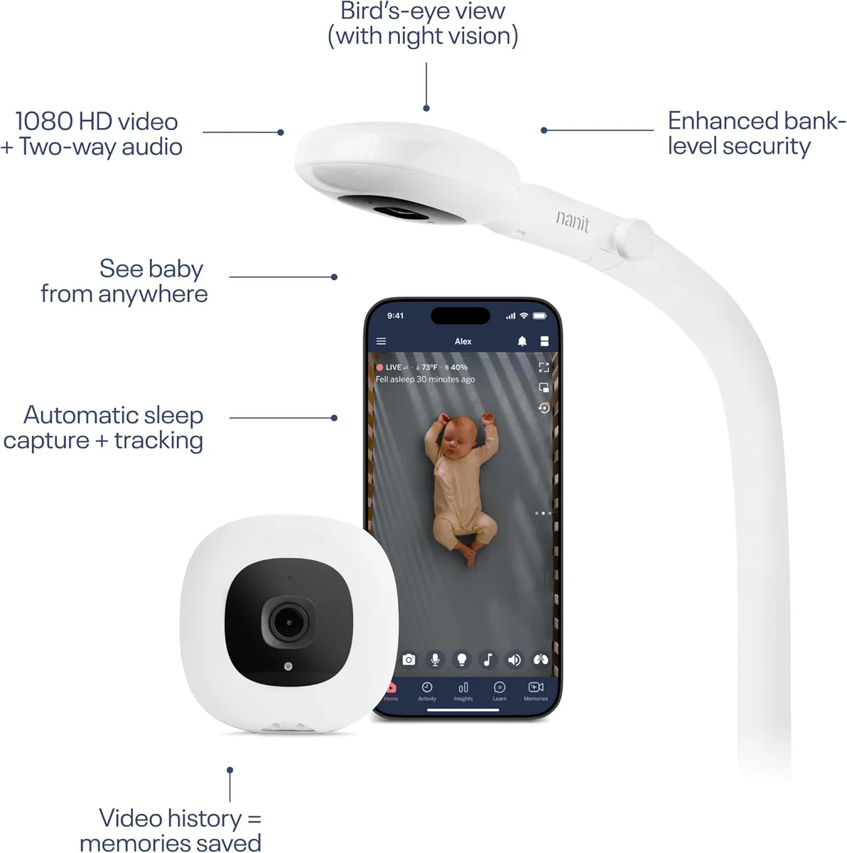 Nanit Pro Smart Baby Monitor Camera