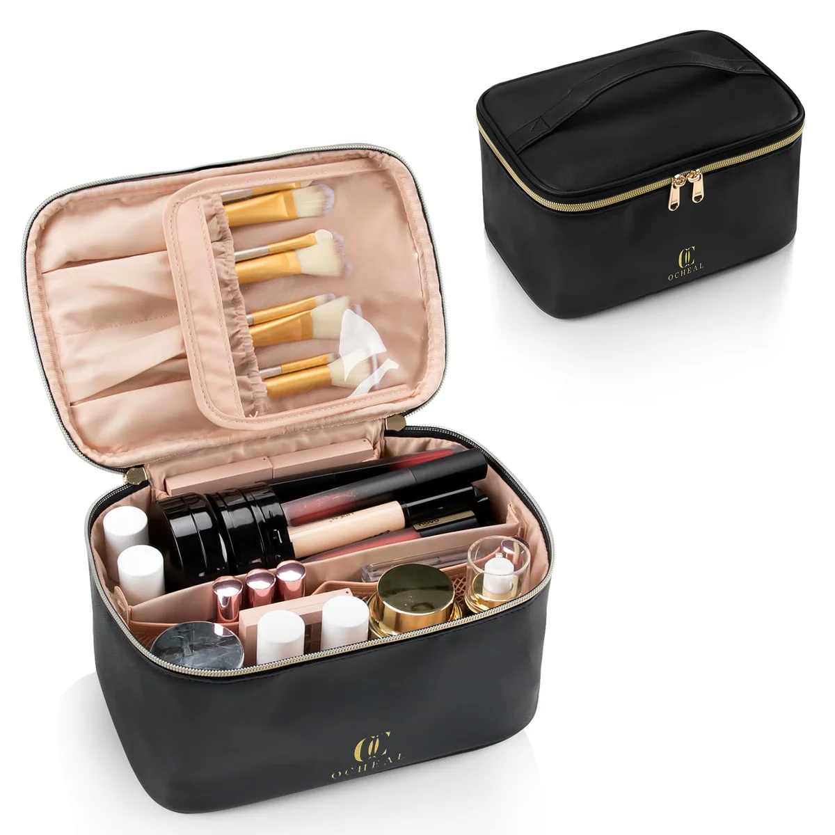 OCHEAL Makeup Bag Organizer with Compartments