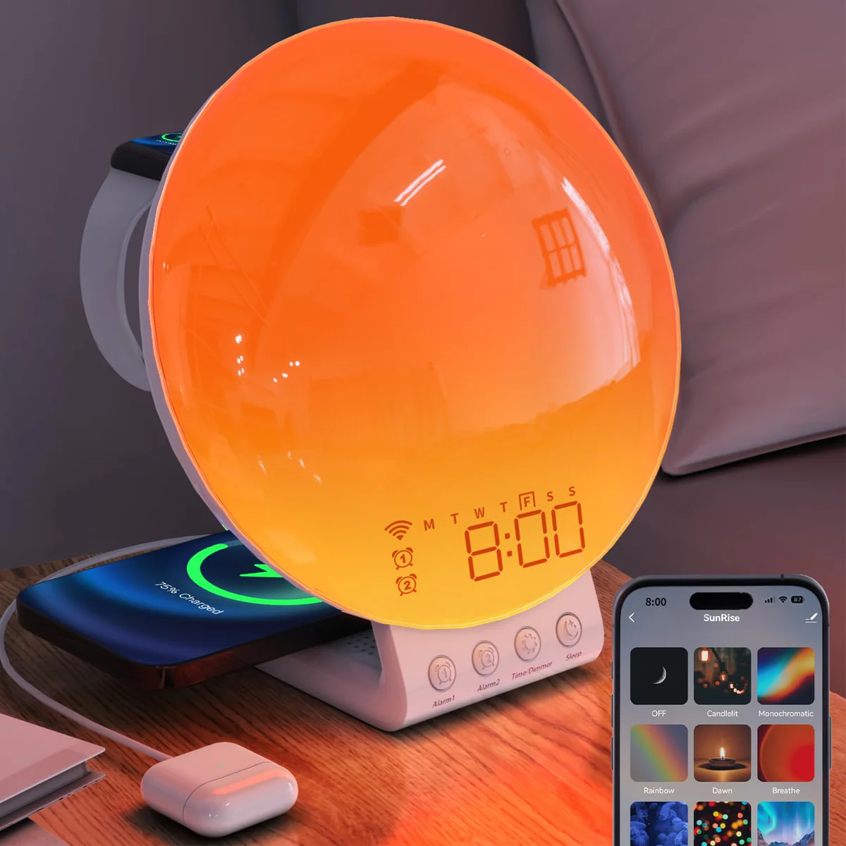 MOMILLA Smart Sunrise Alarm Clock 