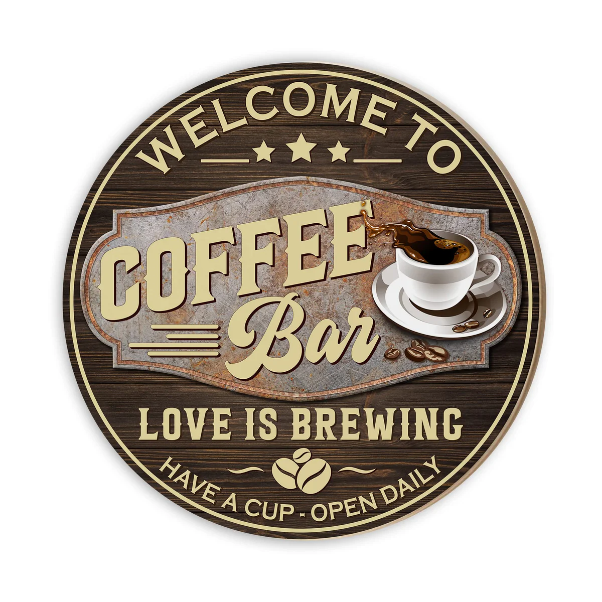 MUCHNEE Coffee Bar Wall Sign