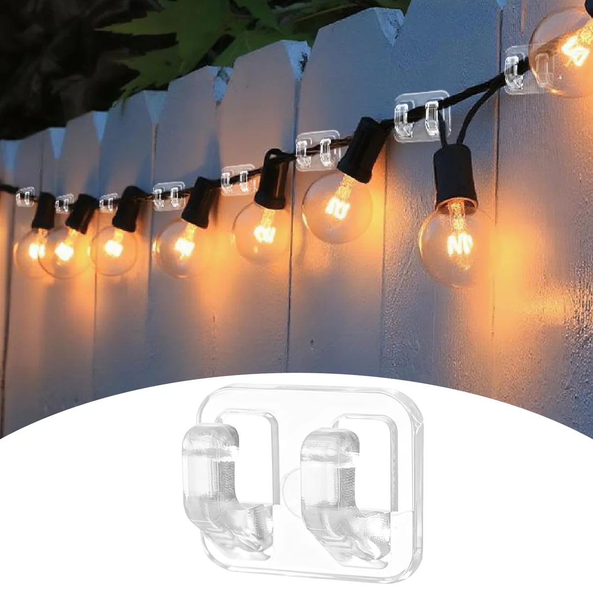 JEAYYDSI Outdoor String Light Hooks