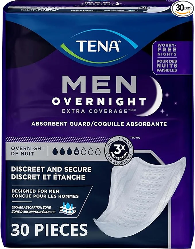 Tena Men Overnight Absorbent Guards