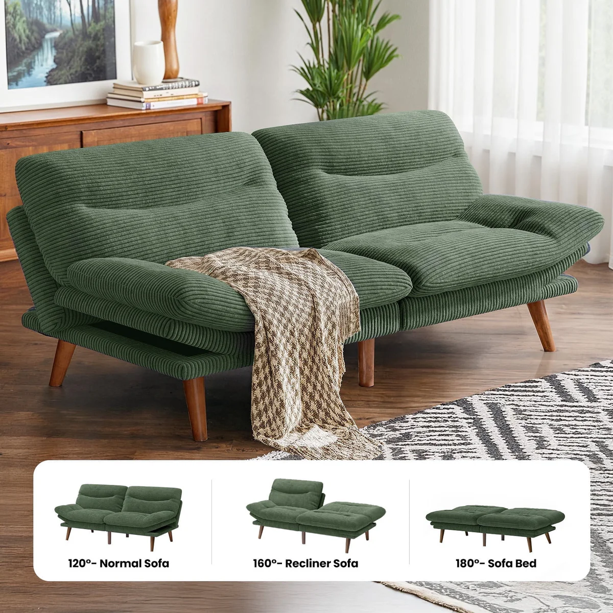 CHITOOMA Futon Sofa Bed