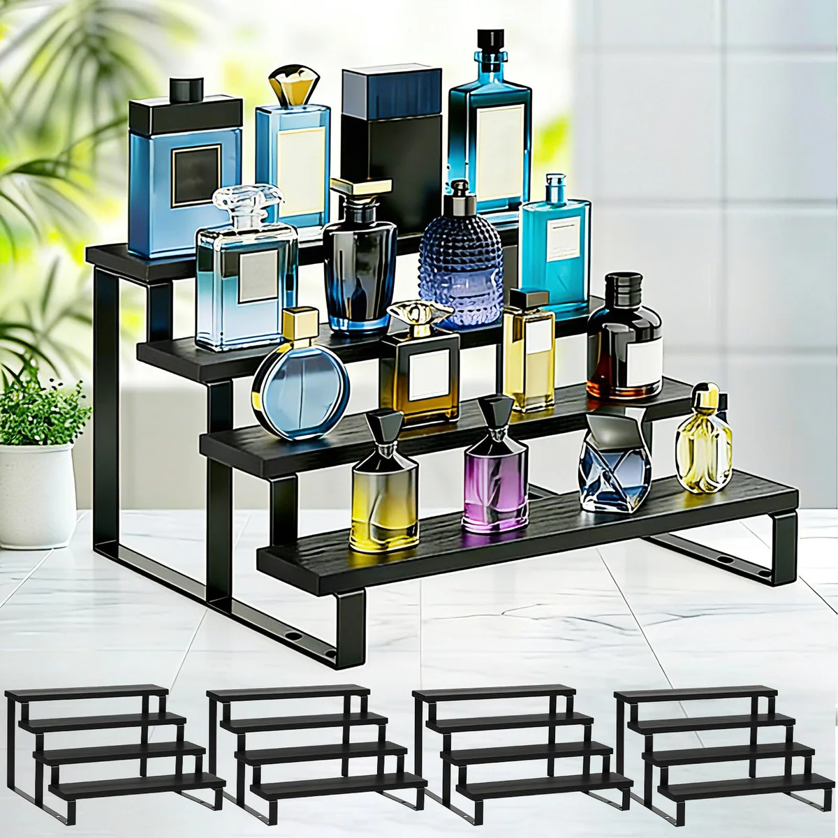 Thyle Wooden Cologne Display Riser Stand