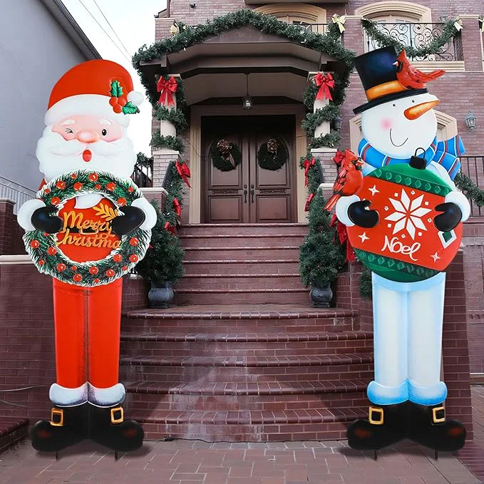 Gisafai Christmas Inflatable Decorations Set of 2
