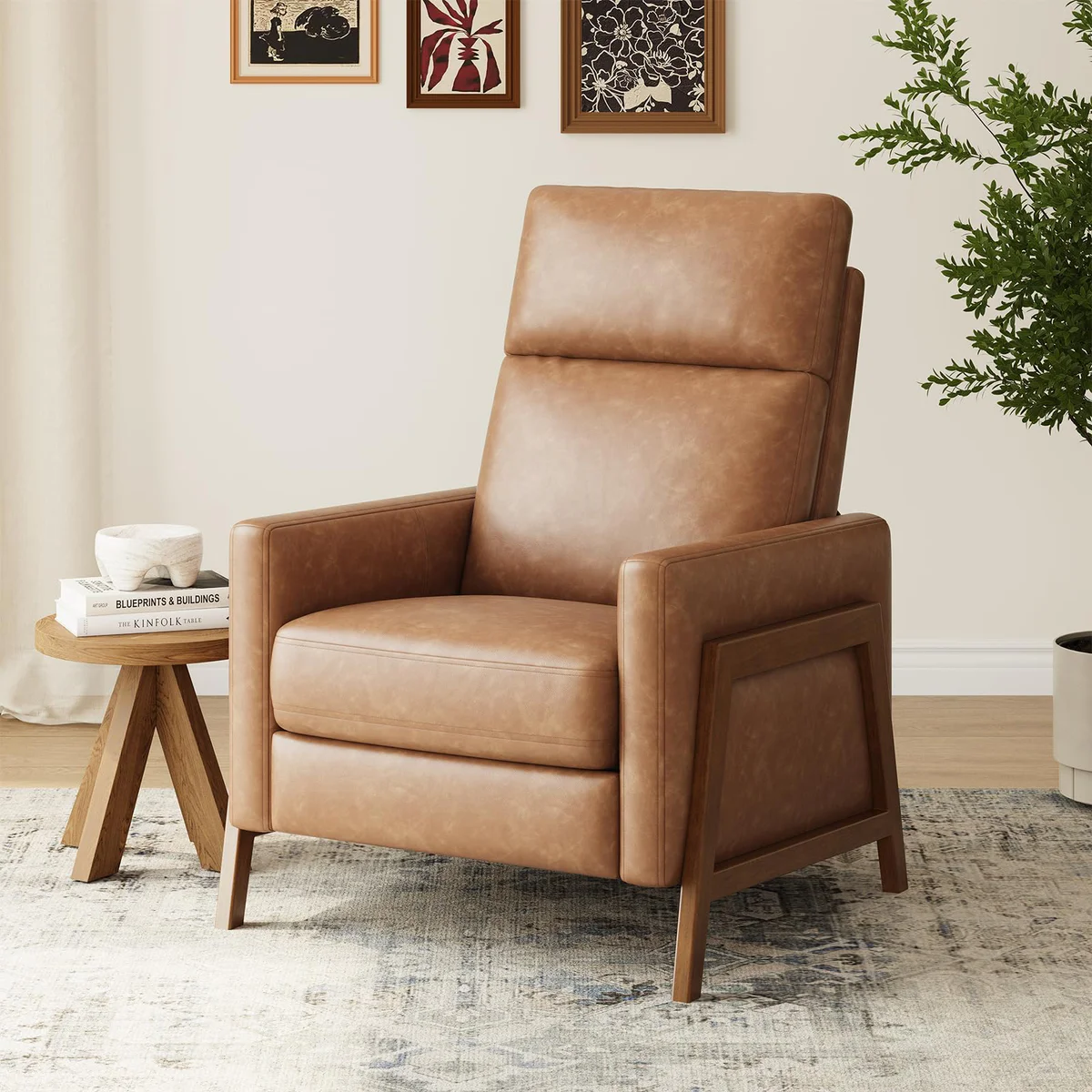 COLAMY Push Back Recliner Chair
