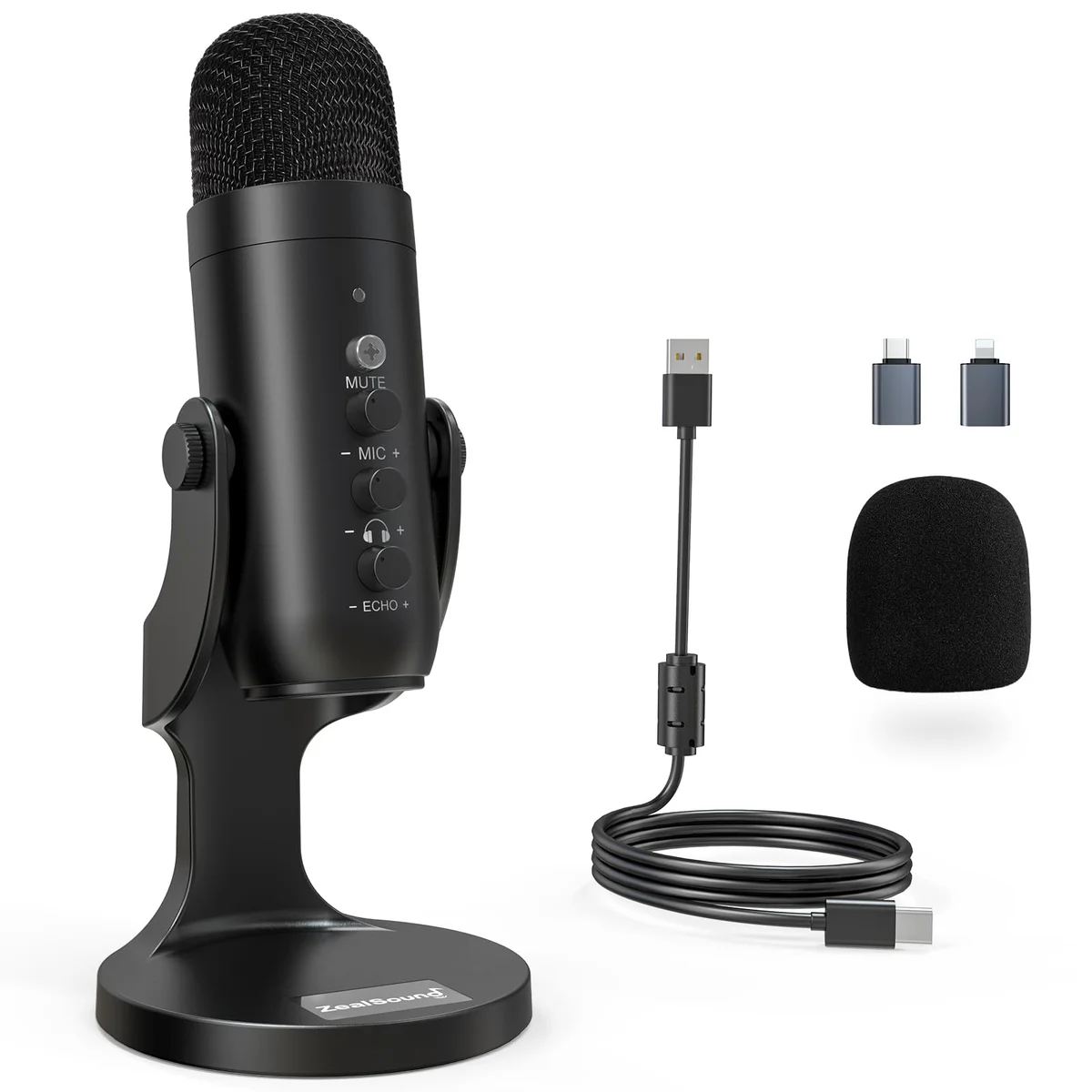 ZealSound Lavalier Microphone for Recording and Voice