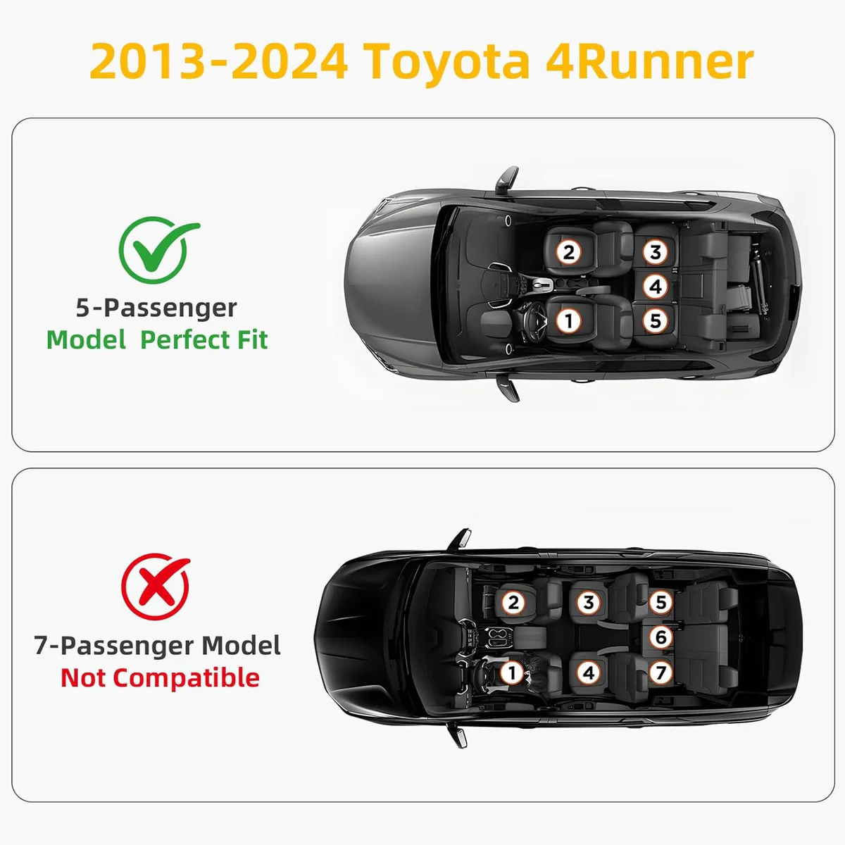 All Weather Floor Mats for Toyota 4Runner