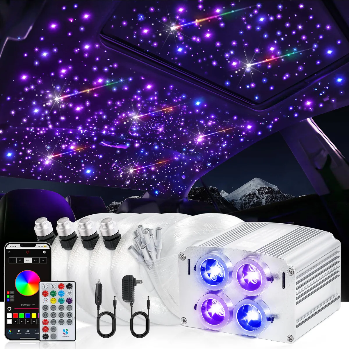 MAODANER Car Starlight Headliner Kit