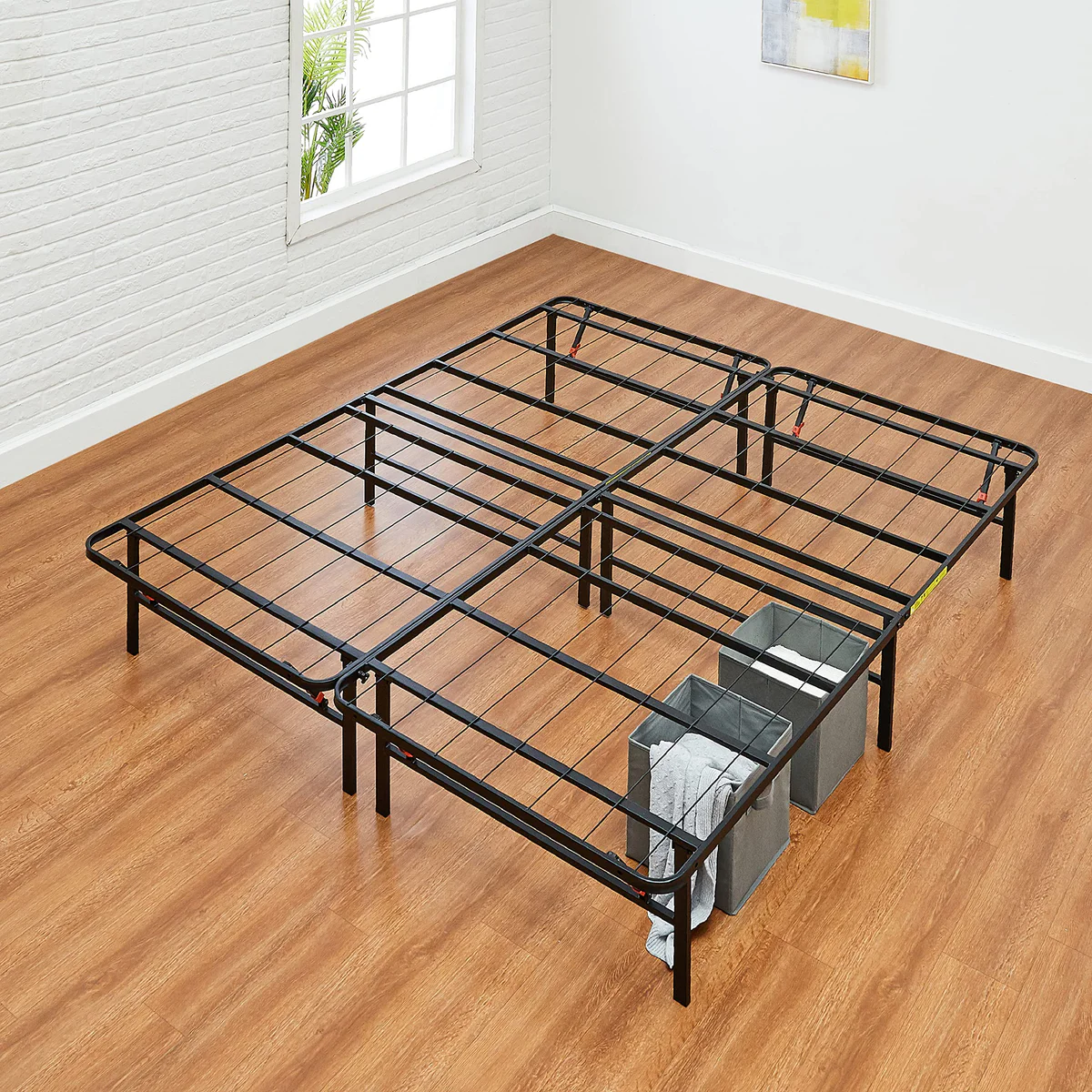 Amazon Basics Foldable, 14in Metal Platform Bed Frame 