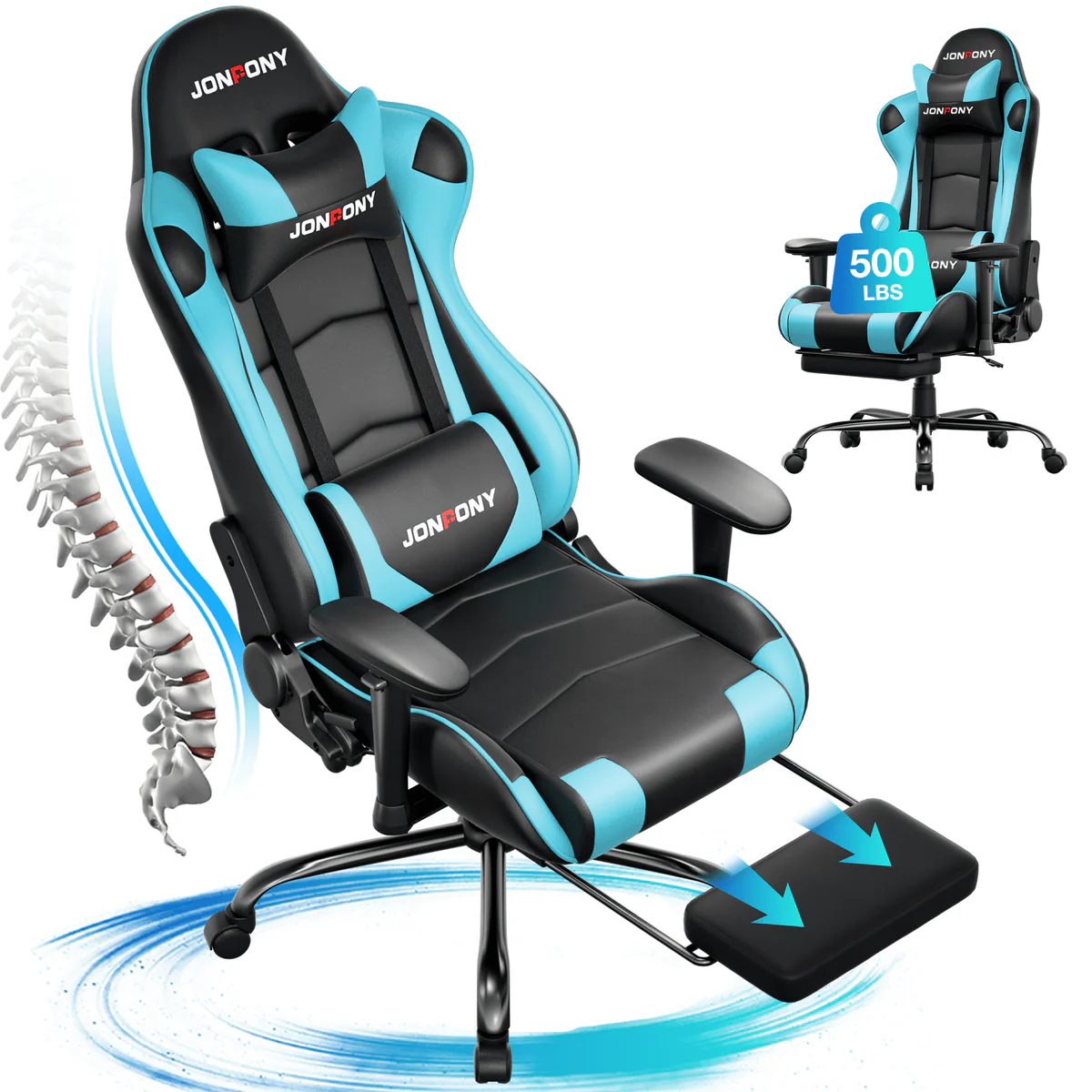 JONPONY Ergonomic Gaming Chair