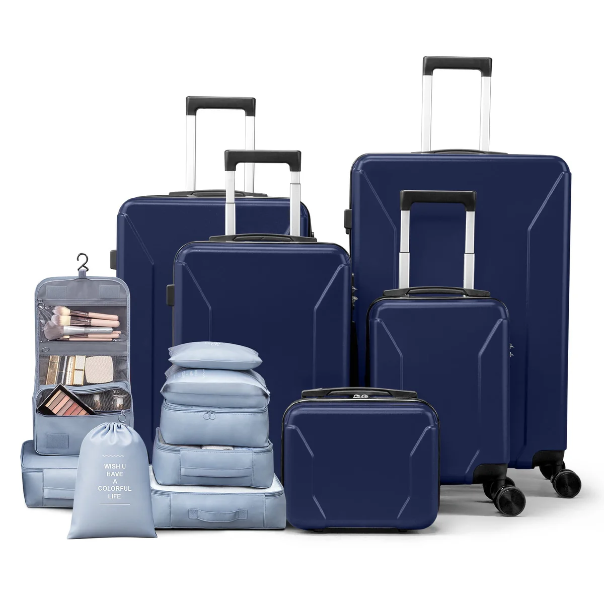 Zimtown Large Suitcase Set