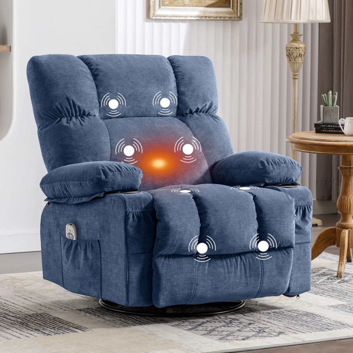 JONPONY Swivel Recliner