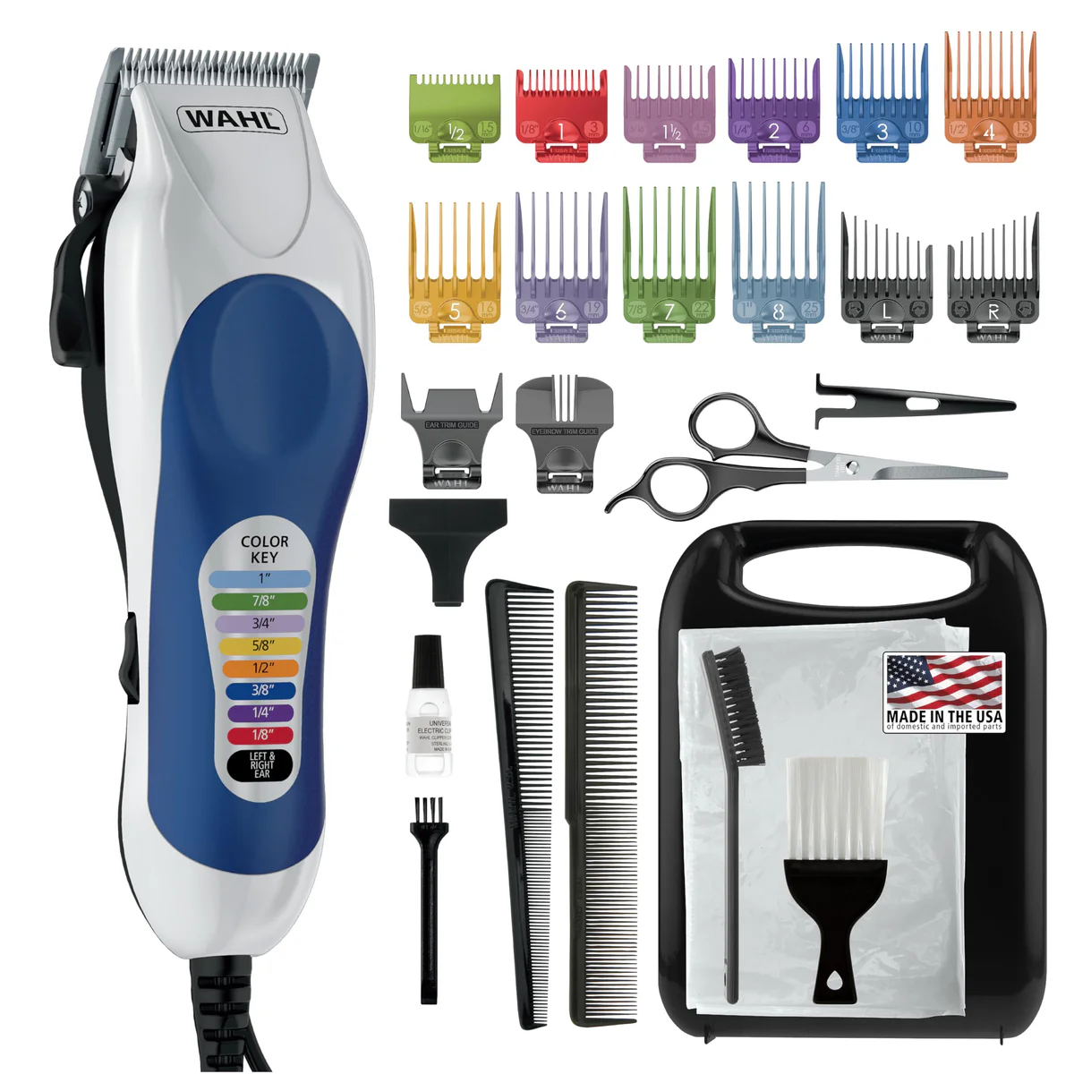 Wahl Corded Clipper Color Pro Complete Hair Cutting Kit