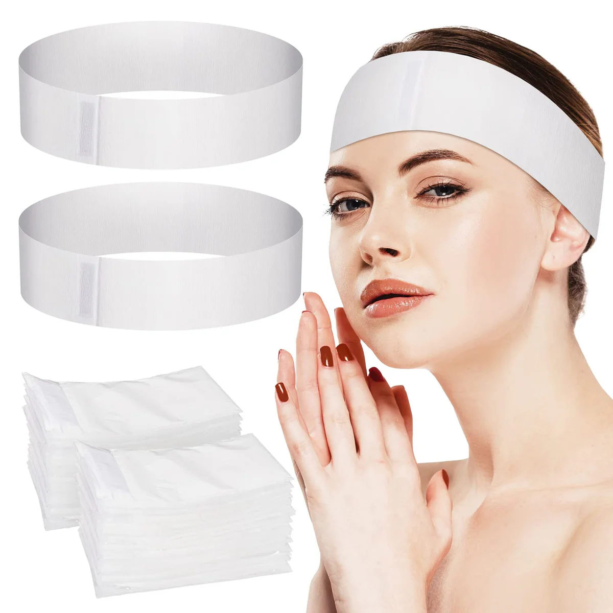 Noverlife Disposable Spa Facial Headbands