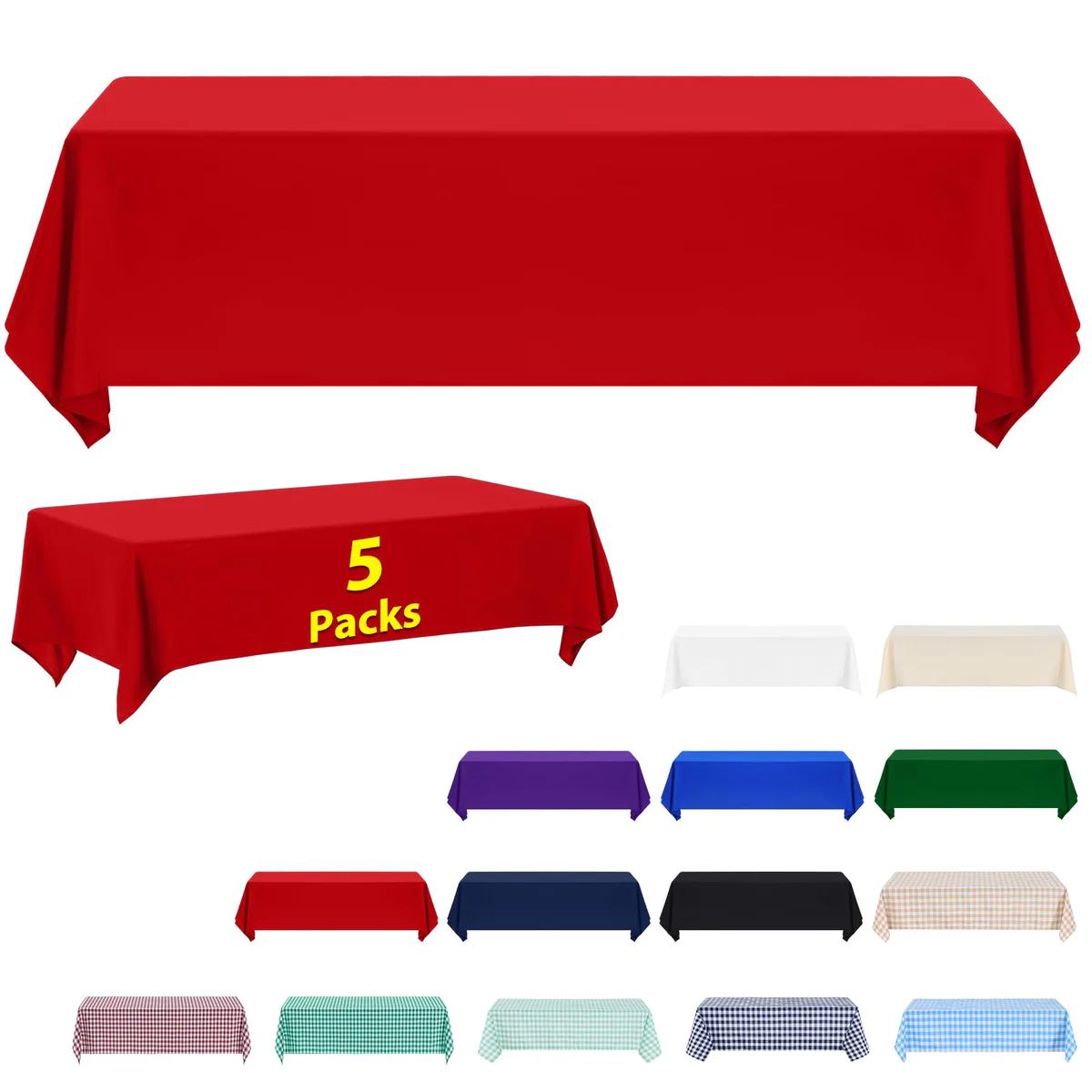 ABCCANOPY Polyester Tablecloth
