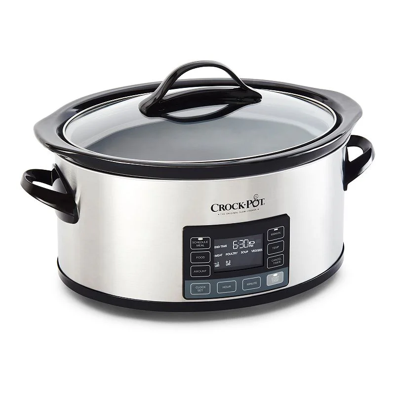 Crock Pot 6qt My Time Slow Cooker - Silver