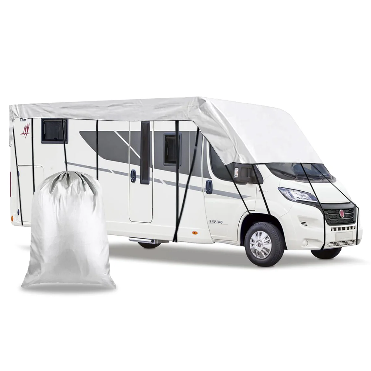 Federedevo RV Roof Cover for 22-26ft Trailers