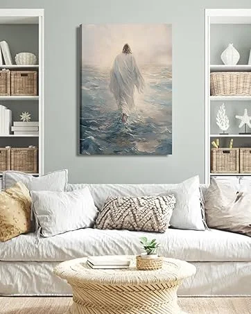 VONFRAENIT Jesus Canvas Wall Art