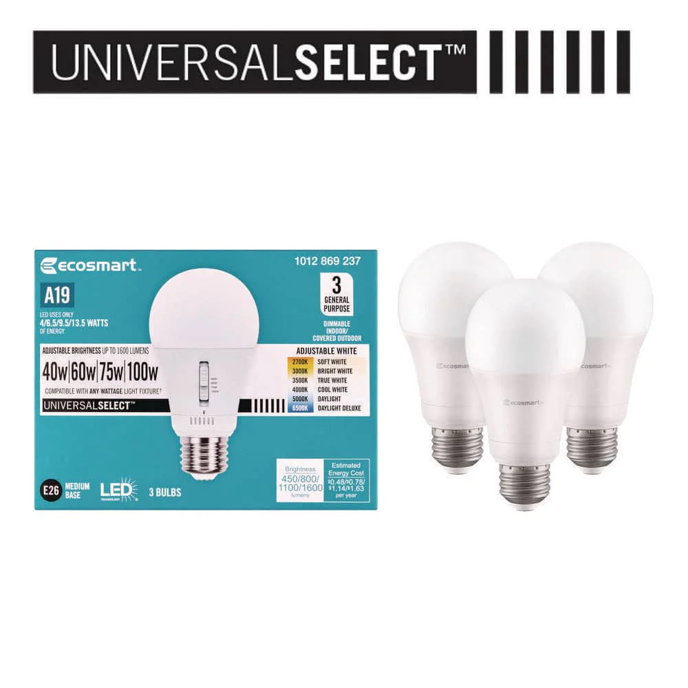 Ecosmart Dimmable Light Bulbs