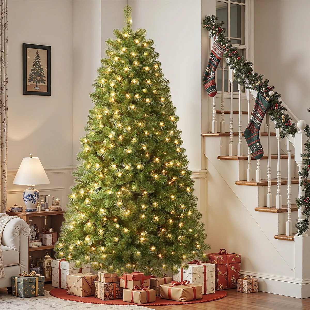 ALUPSSUC Pre-lit Christmas Tree