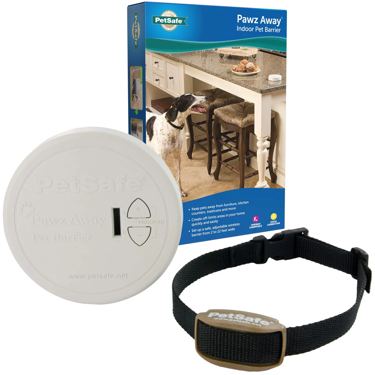 PetSafe Pawz Away Pet Barrier with Adjustable Range, Pet Proofing for Cats and Dogs, Static Stimulat