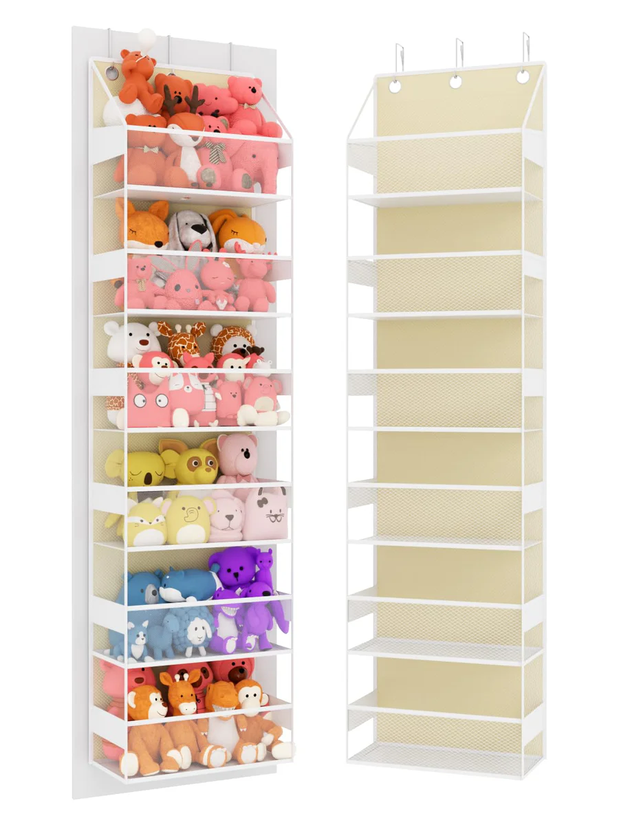 PHOTOONE over door hanging organizer with 6 shelves for dorm storage