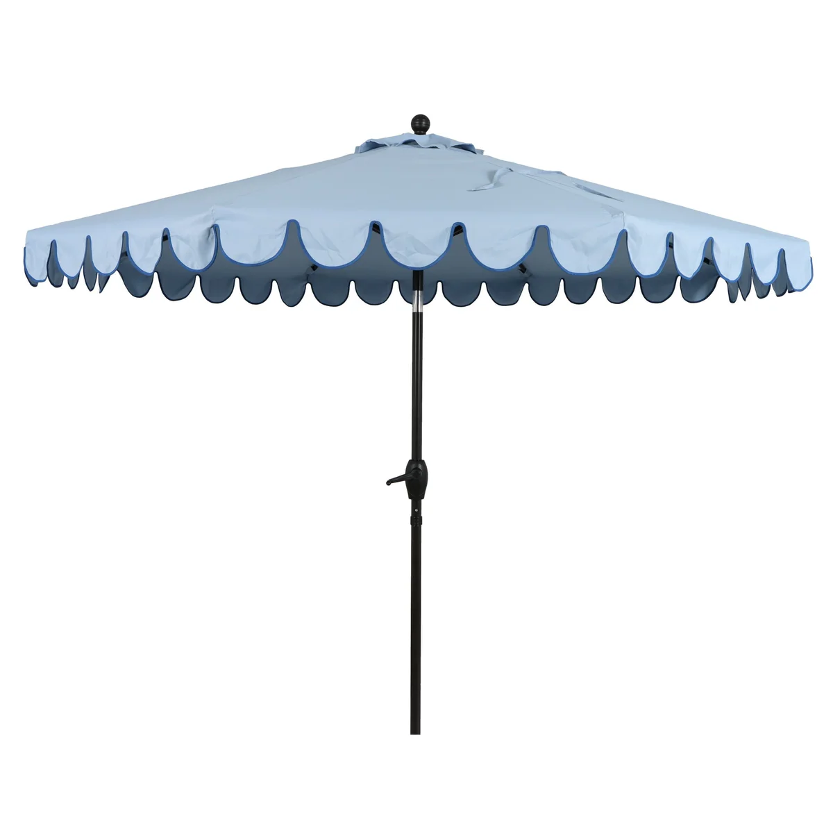 discount sunbrella patio umbrellas PURPLE LEAF Cantilever Umbrella the Push and Pop 9' Monterey Premium WIND 07LAU004-OB6-BW03 Color:Super Sparkle Teal