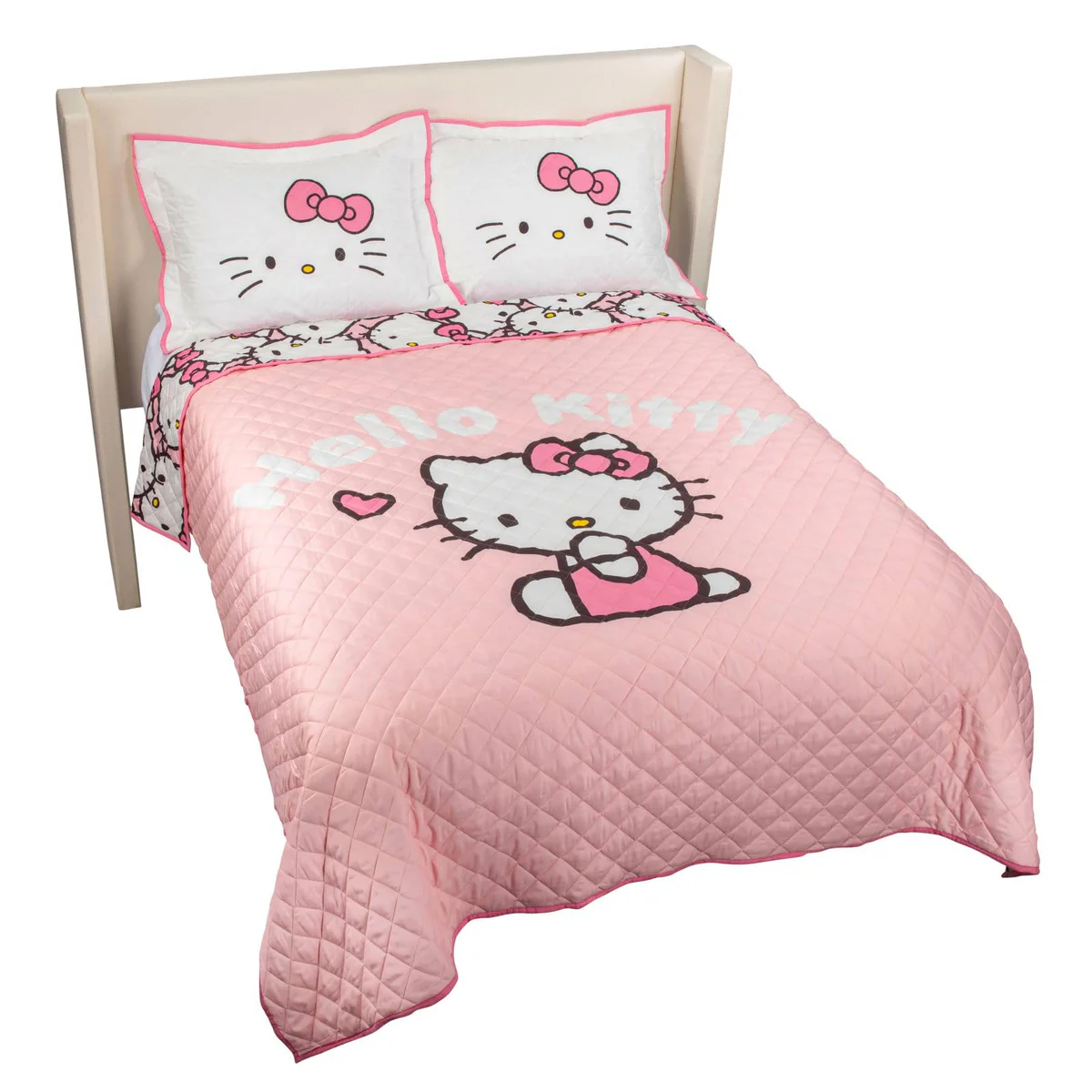 Jay Franco Hello Kitty Quilt Set