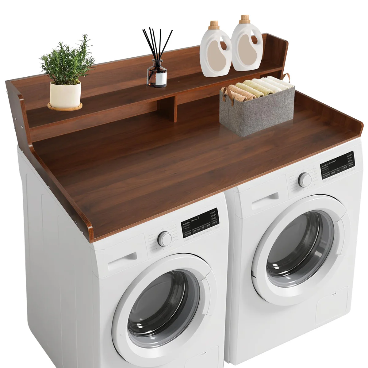 Hugnew 2-Tier Washer Dryer Countertop Rack