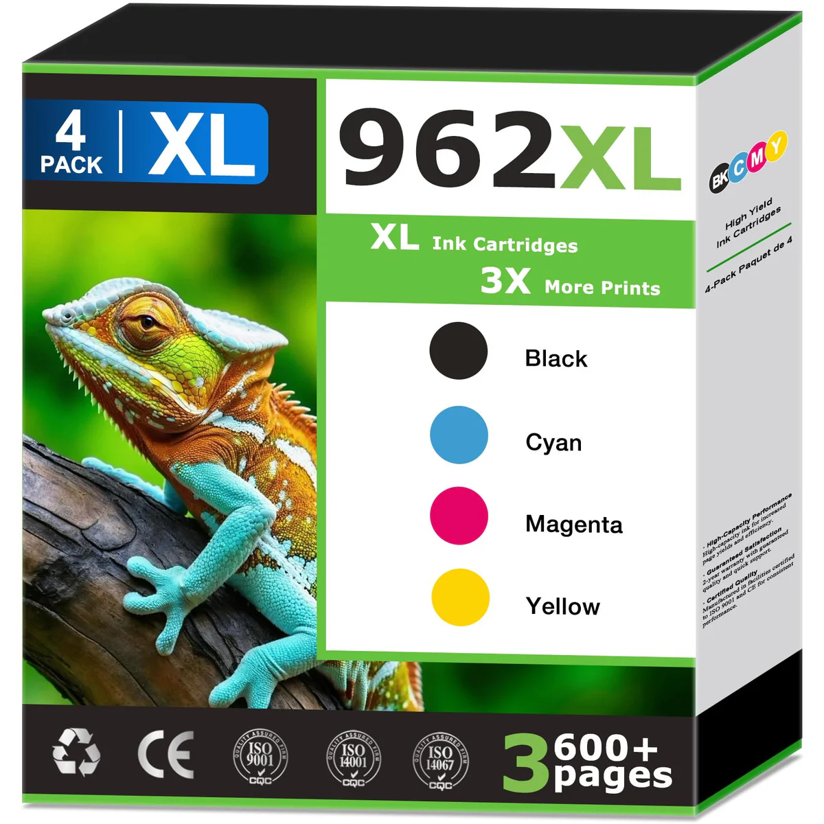 HIRMOD 962XL Ink Cartridges Combo Pack