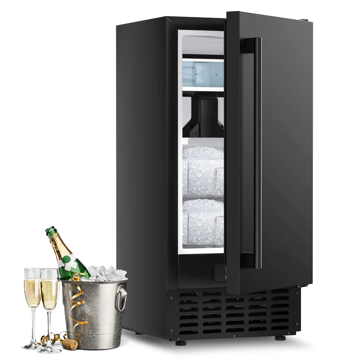 EUHOMY Nugget Ice Maker