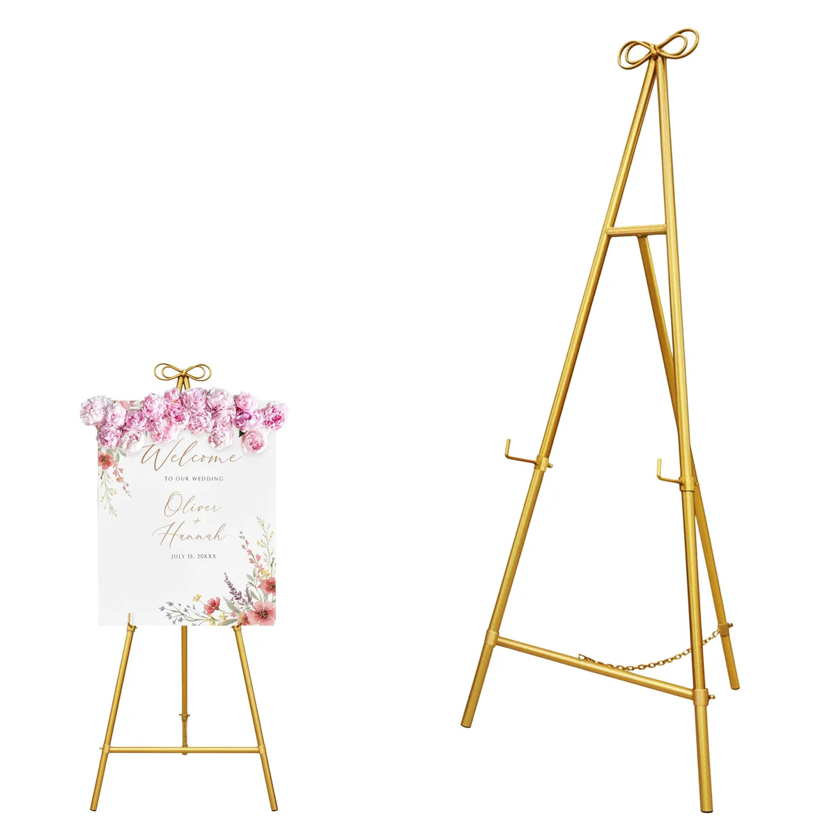 Montex Gold Easel Stand for Display