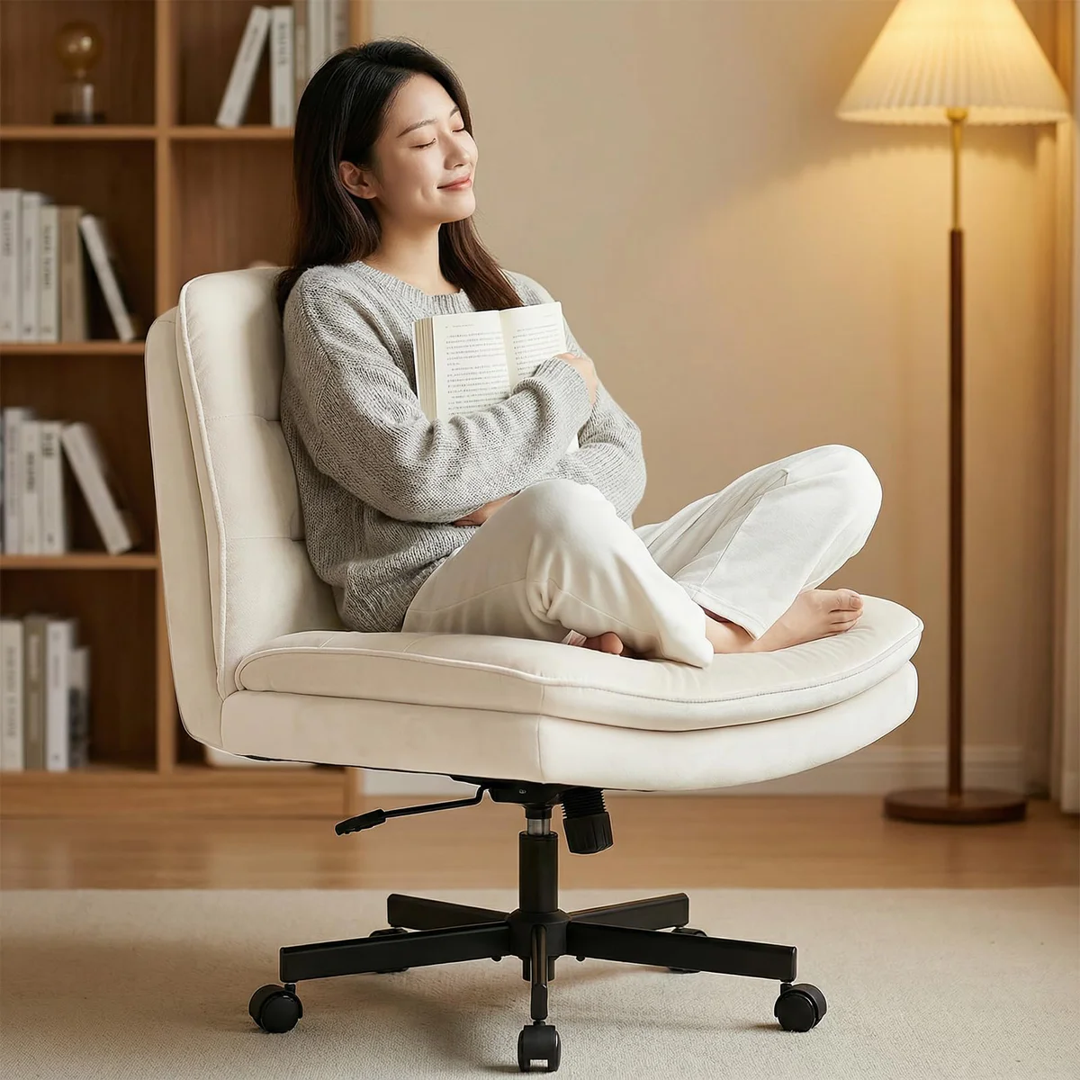 GTPLAYER Cross Legged Office Chair