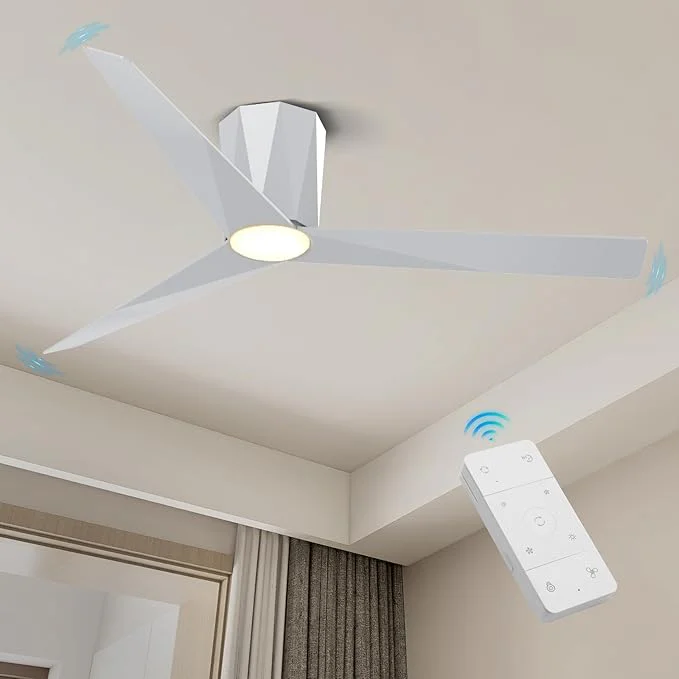 Roomratv 52" Ceiling Fan with Silver Finish