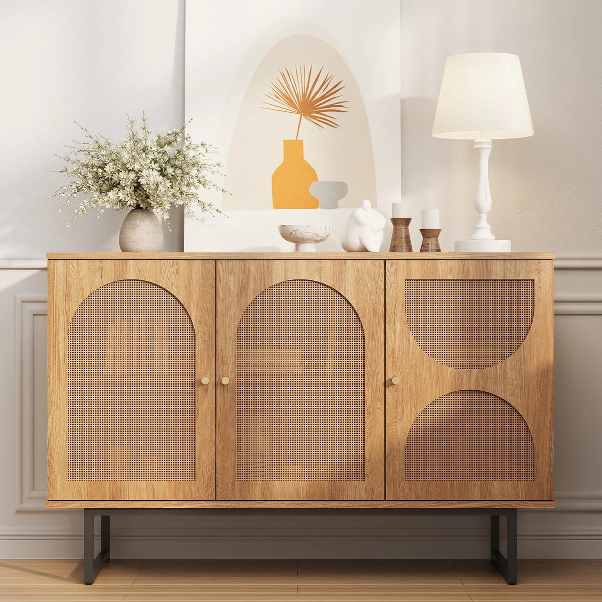 Veanerwood Cane Cabinet