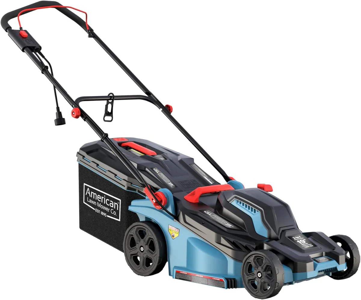 American Lawn Mower Company 19-inch 13-Amp Corded Electric Push Mower