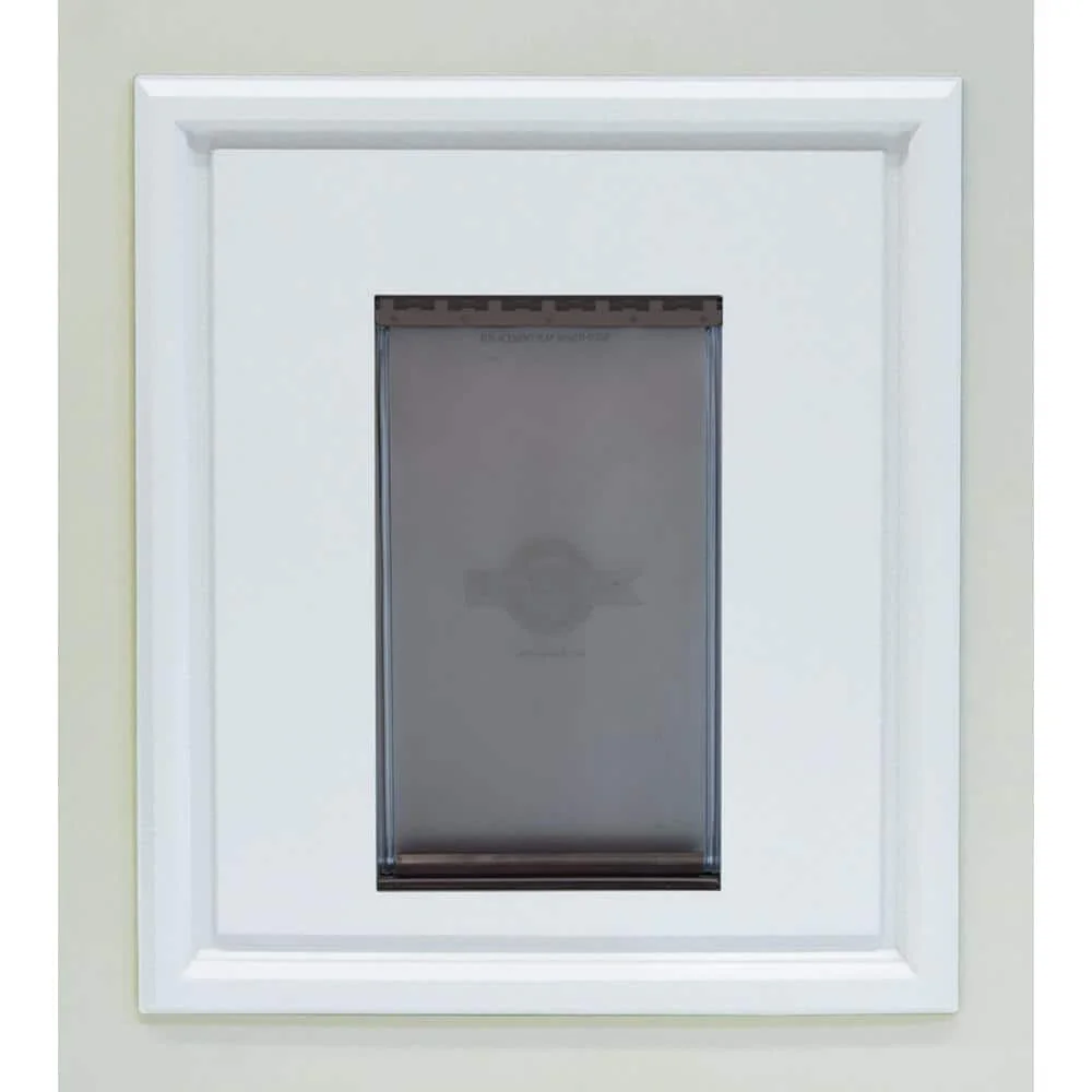 PetSafe Panel Pet Door Insert  For Dogs of All Sizes  Durable  Paintable White