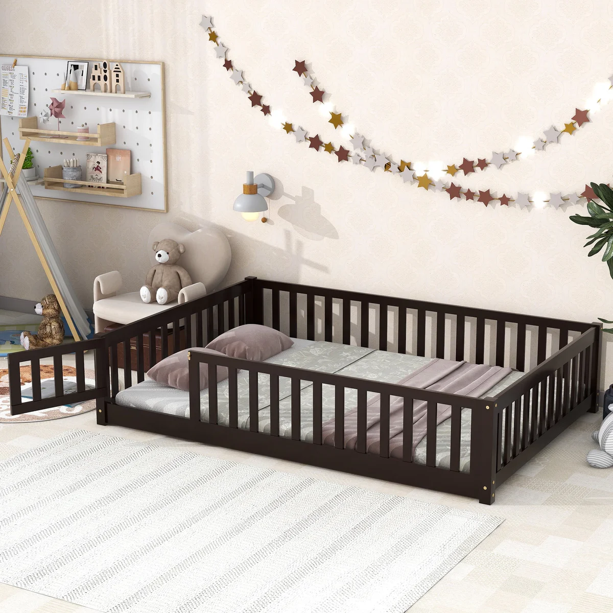 Paproos Floor Platform Bed