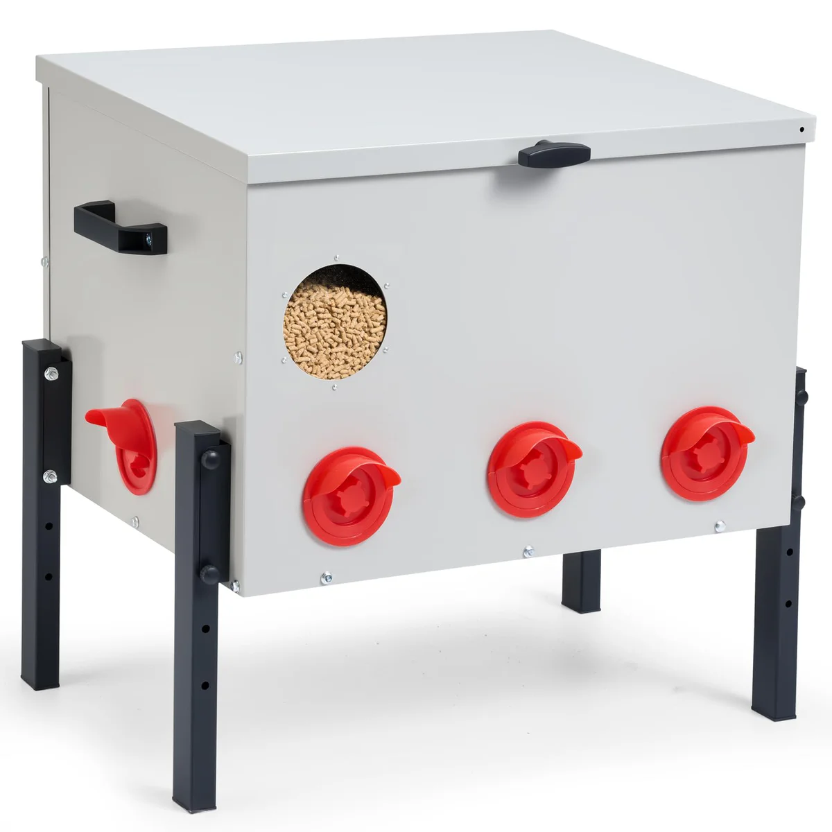 GVGBUK Metal Waterproof Chicken Feeder