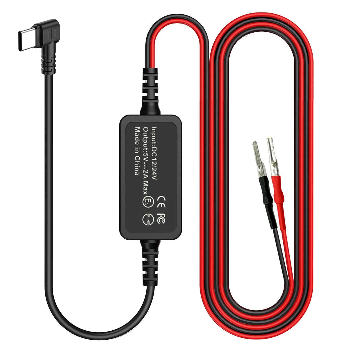 TQXHLBFU USB-C Dash Cam Power Adapter Cable