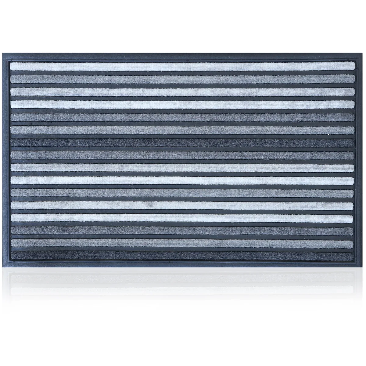 AMARU DOOR MATS Striped Welcome Mat, 18" x 30"