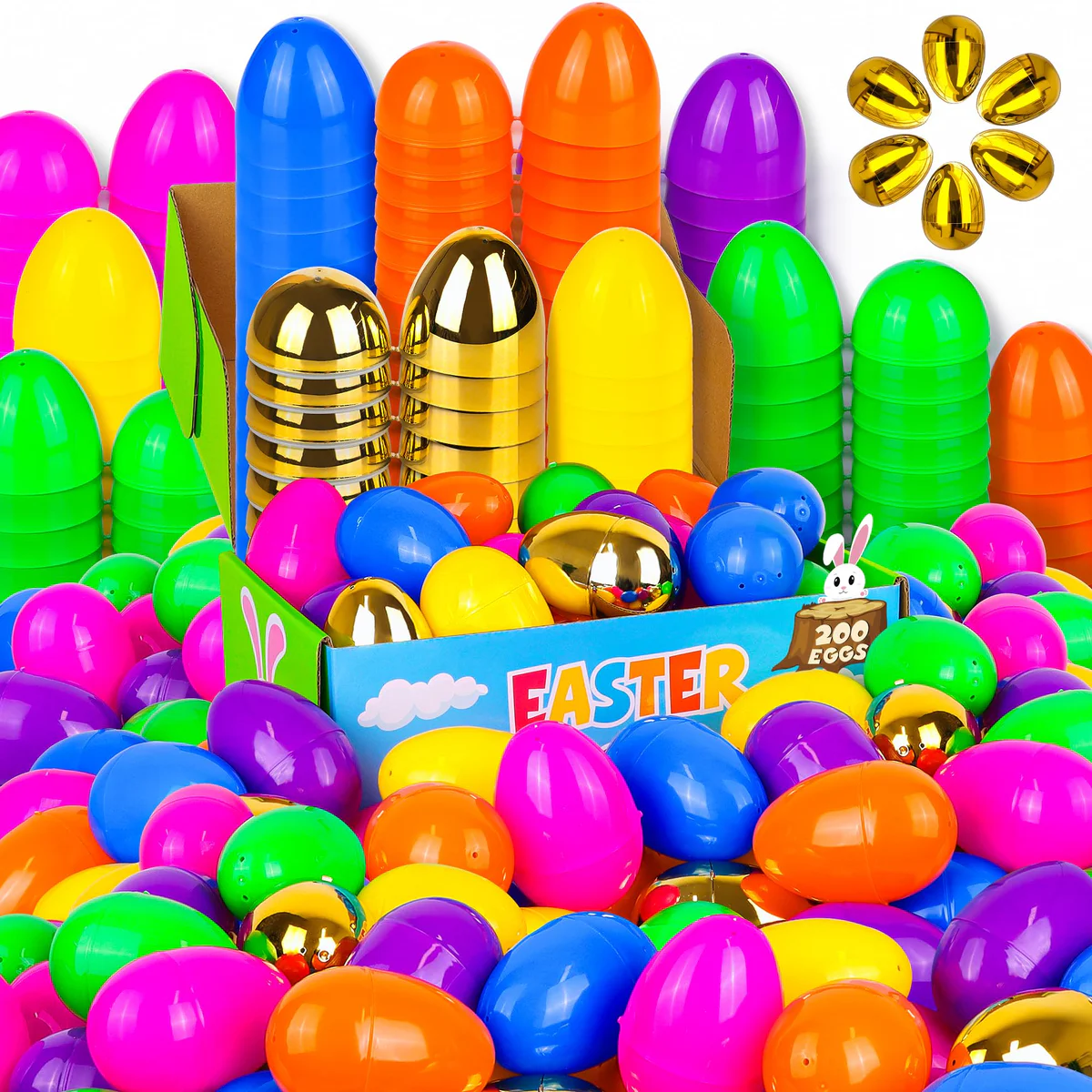 FLYSNK Easter Eggs 500 Count