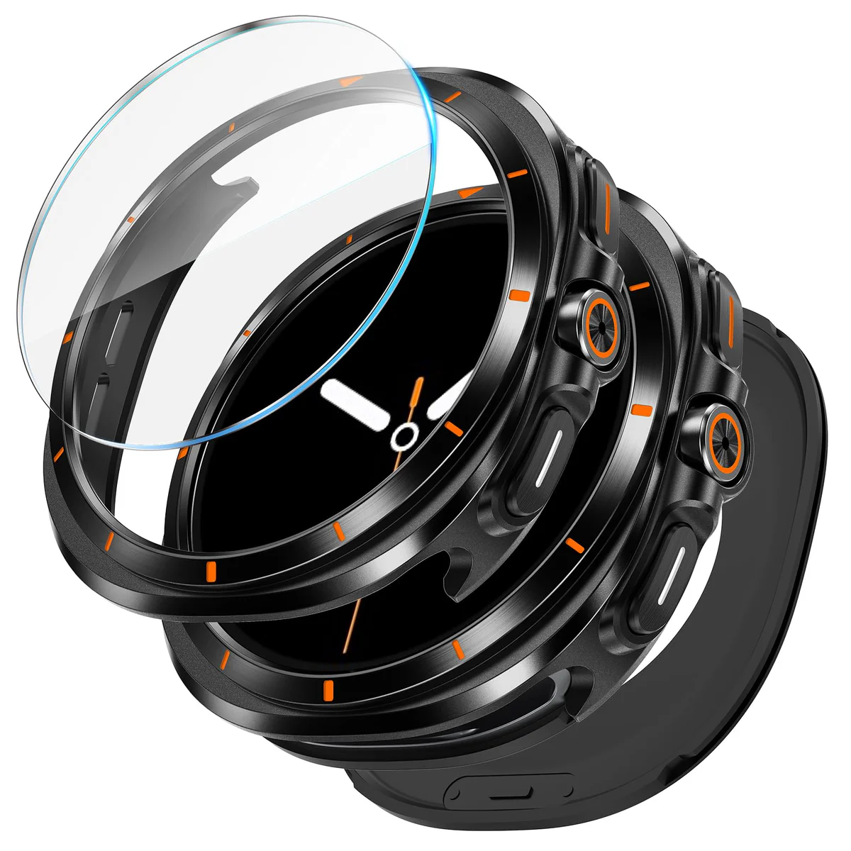 LETOID Galaxy Watch 8 44mm Case with Screen Protector
