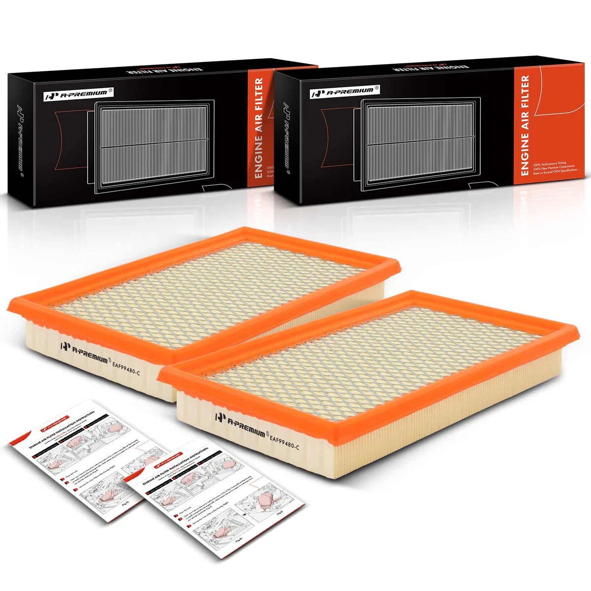 A-Premium 2-PC Engine Air Filter