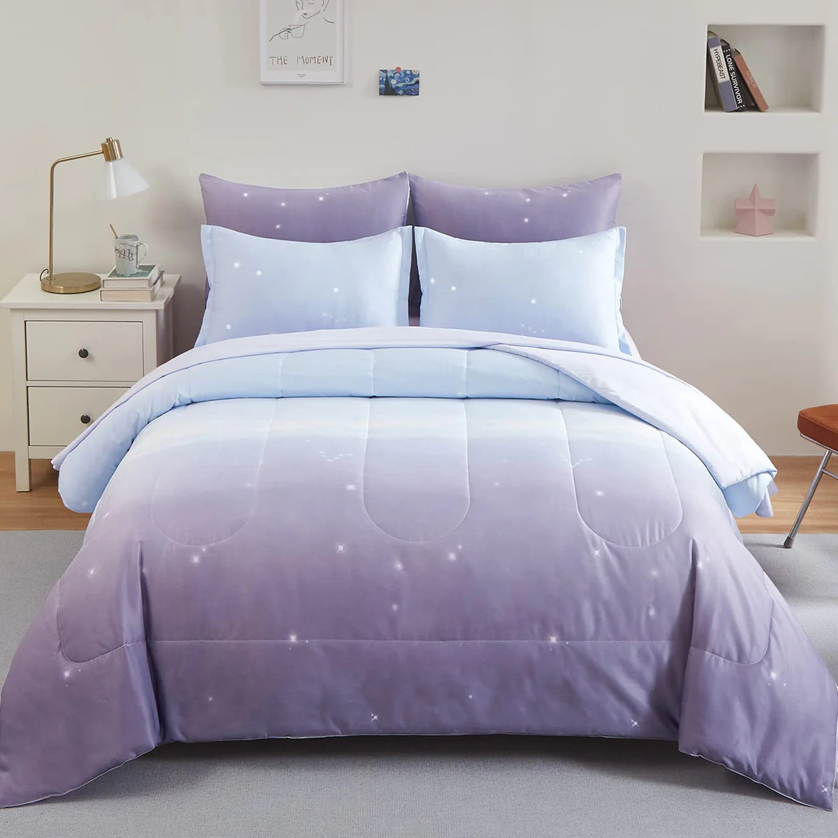 DINJOY Girls Comforter Set